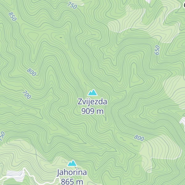 Map of Zvijezda