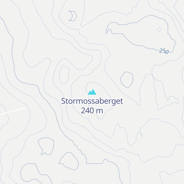 Map of Stormossaberget