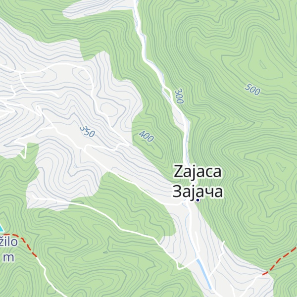 Map of Golo brdo