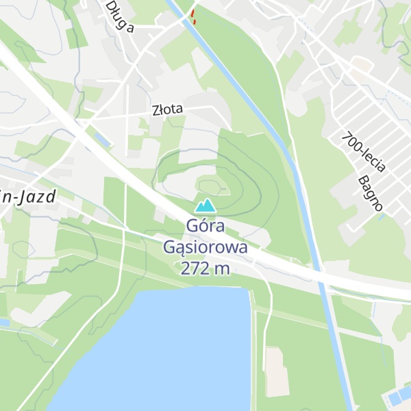 Map of Góra Gąsiorowa