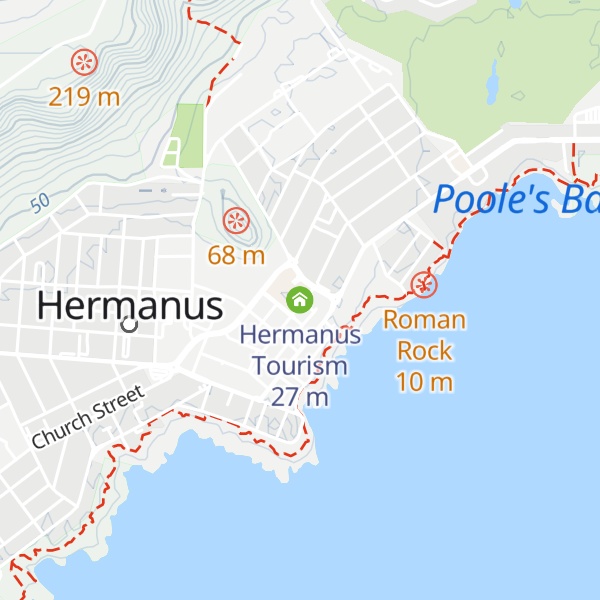Map of Hermanus Tourism