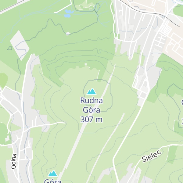 Map of Rudna Góra