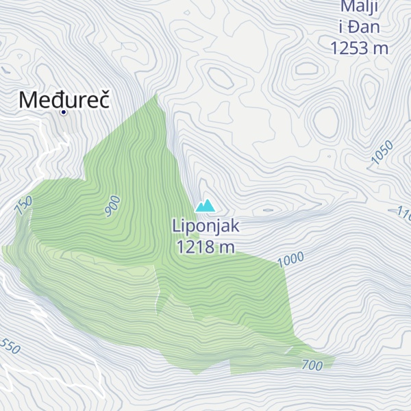 Map of Liponjak