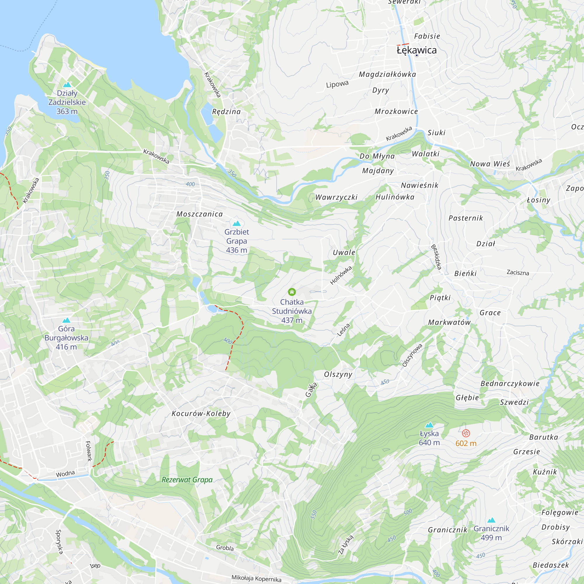 Chatka Studniówka map