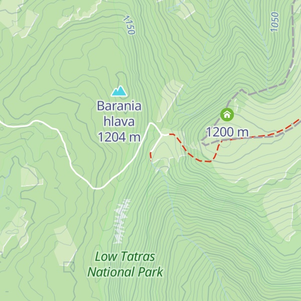 Map of Útulňa pod Kečkou