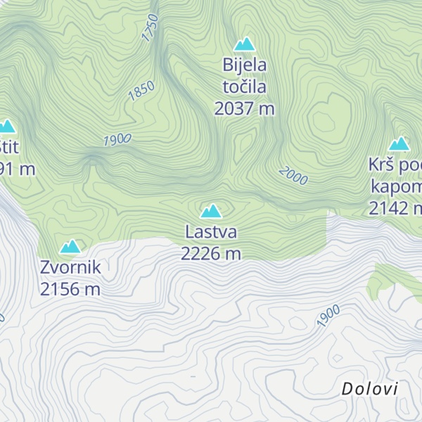 Map of Lastva