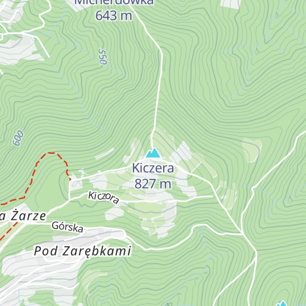 Map of Kiczera