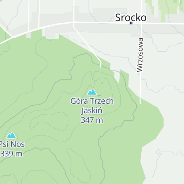 Map of Góra Trzech Jaskiń