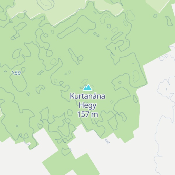 Map of Kurtanána Hegy