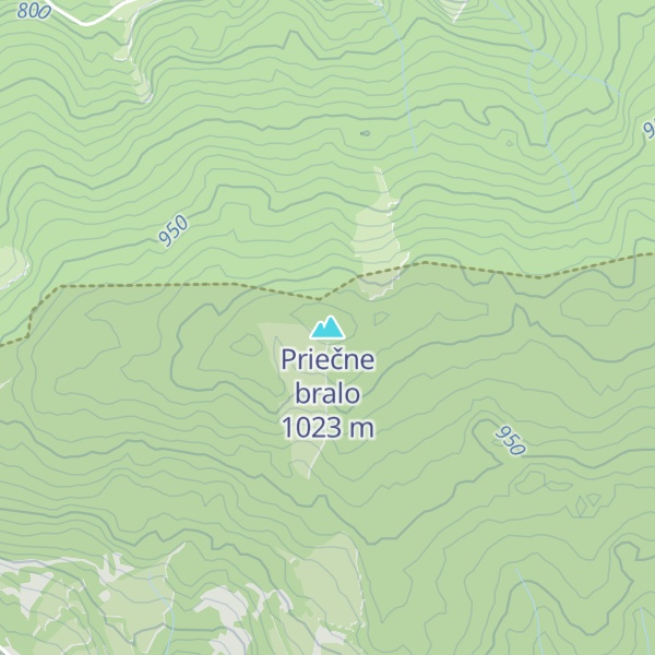 Map of Priečne bralo