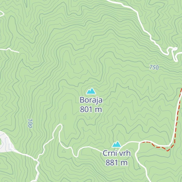 Map of Boraja