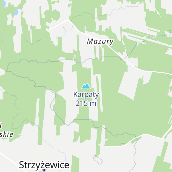 Map of Karpaty