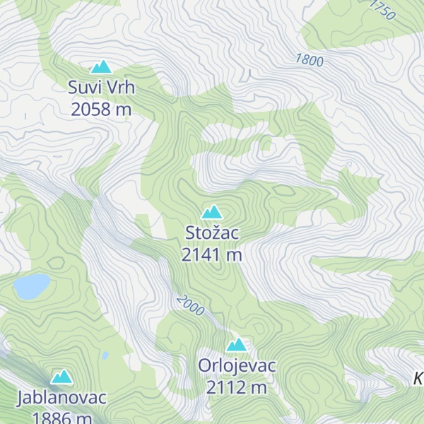 Map of Stožac