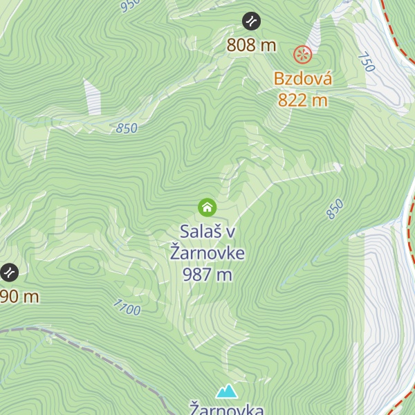 Map of Salaš v Žarnovke