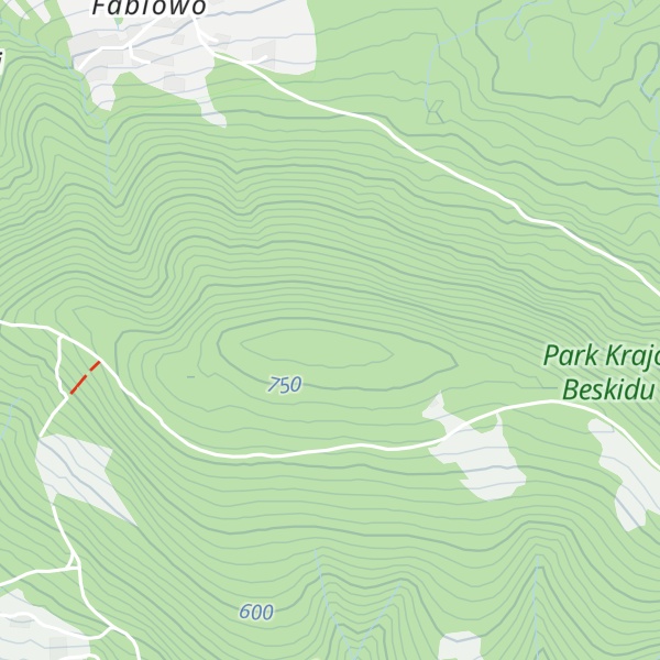 Map of Bukowski Groń