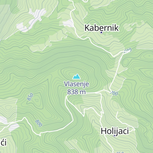 Map of Vlasenje