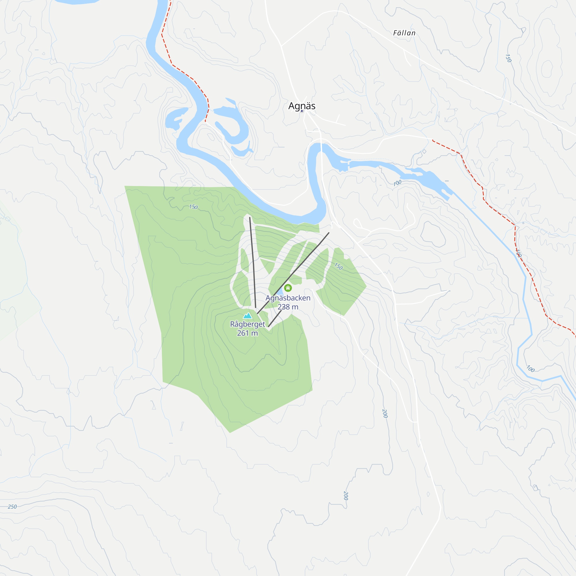 Agnäsbacken map