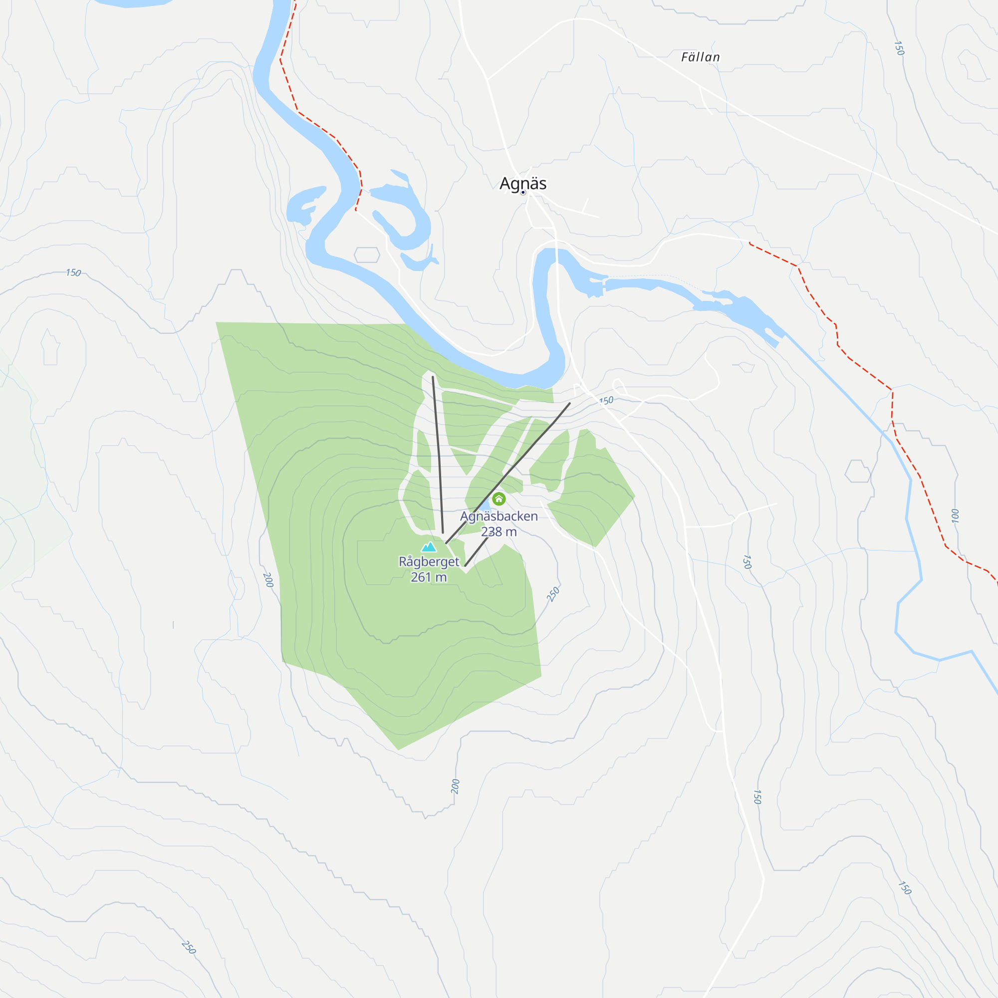 Agnäsbacken map