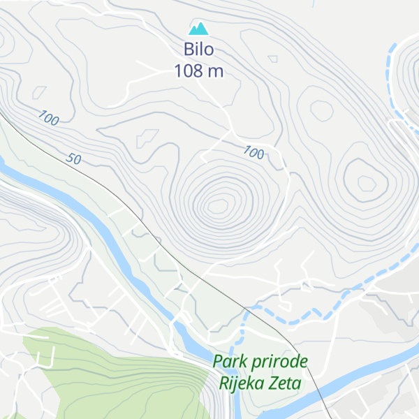 Map of Trijebač