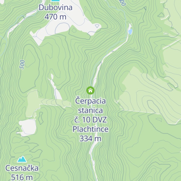 Map of Čerpacia stanica č. 10 DVZ Plachtince