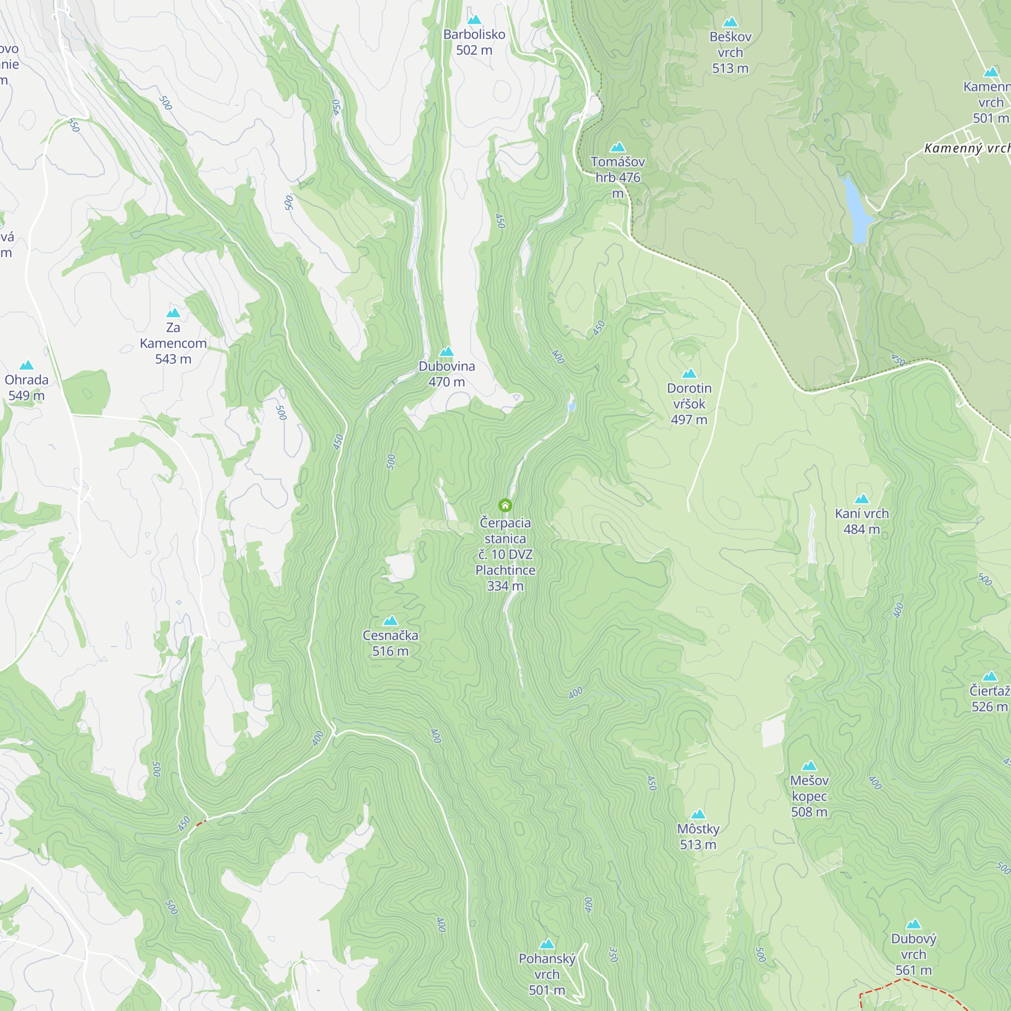 Čerpacia stanica č. 10 DVZ Plachtince map