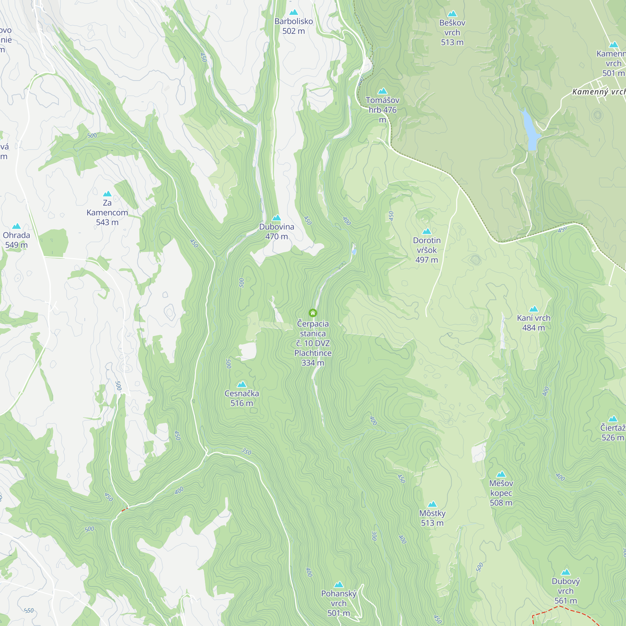 Čerpacia stanica č. 10 DVZ Plachtince map