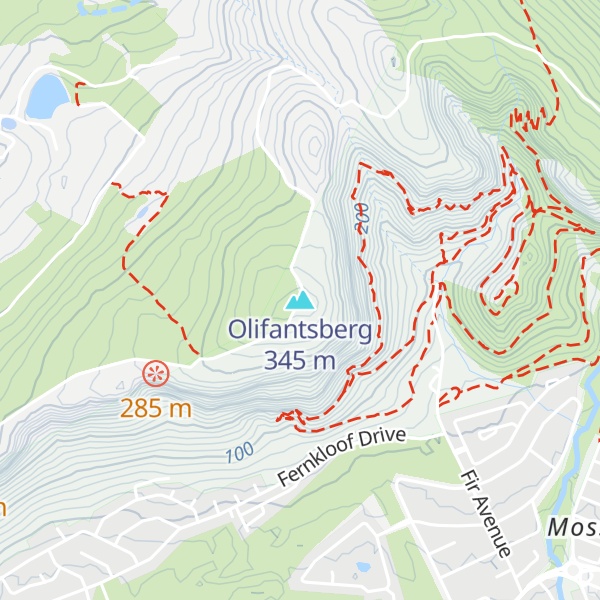 Map of Olifantsberg
