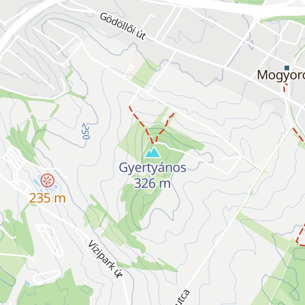 Map of Gyertyános
