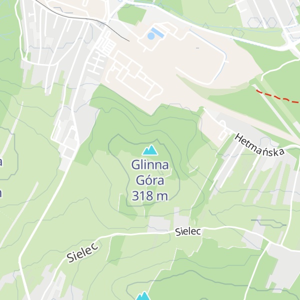 Map of Glinna Góra