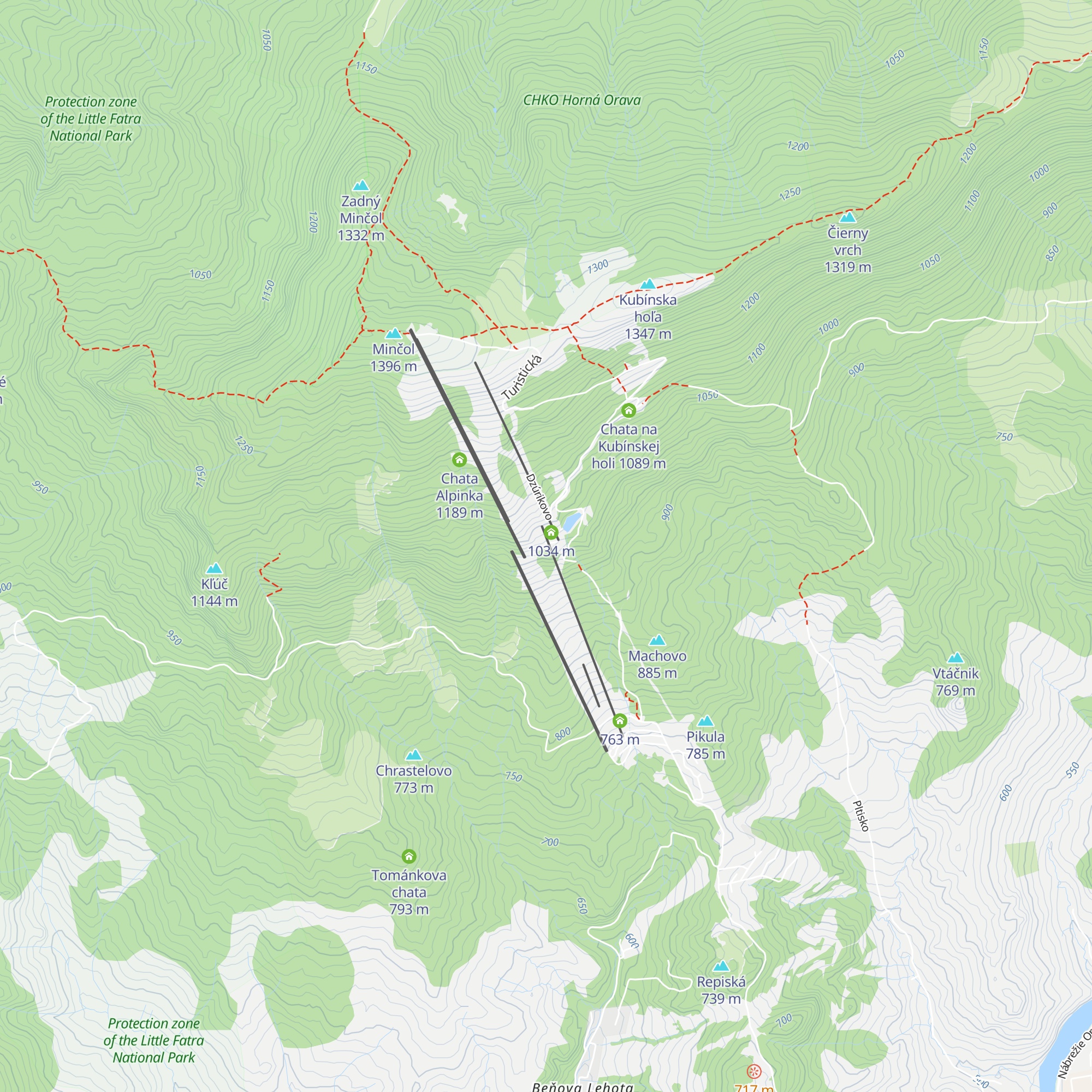 Chata TRAFO map