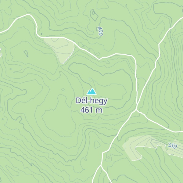 Map of Dél-hegy
