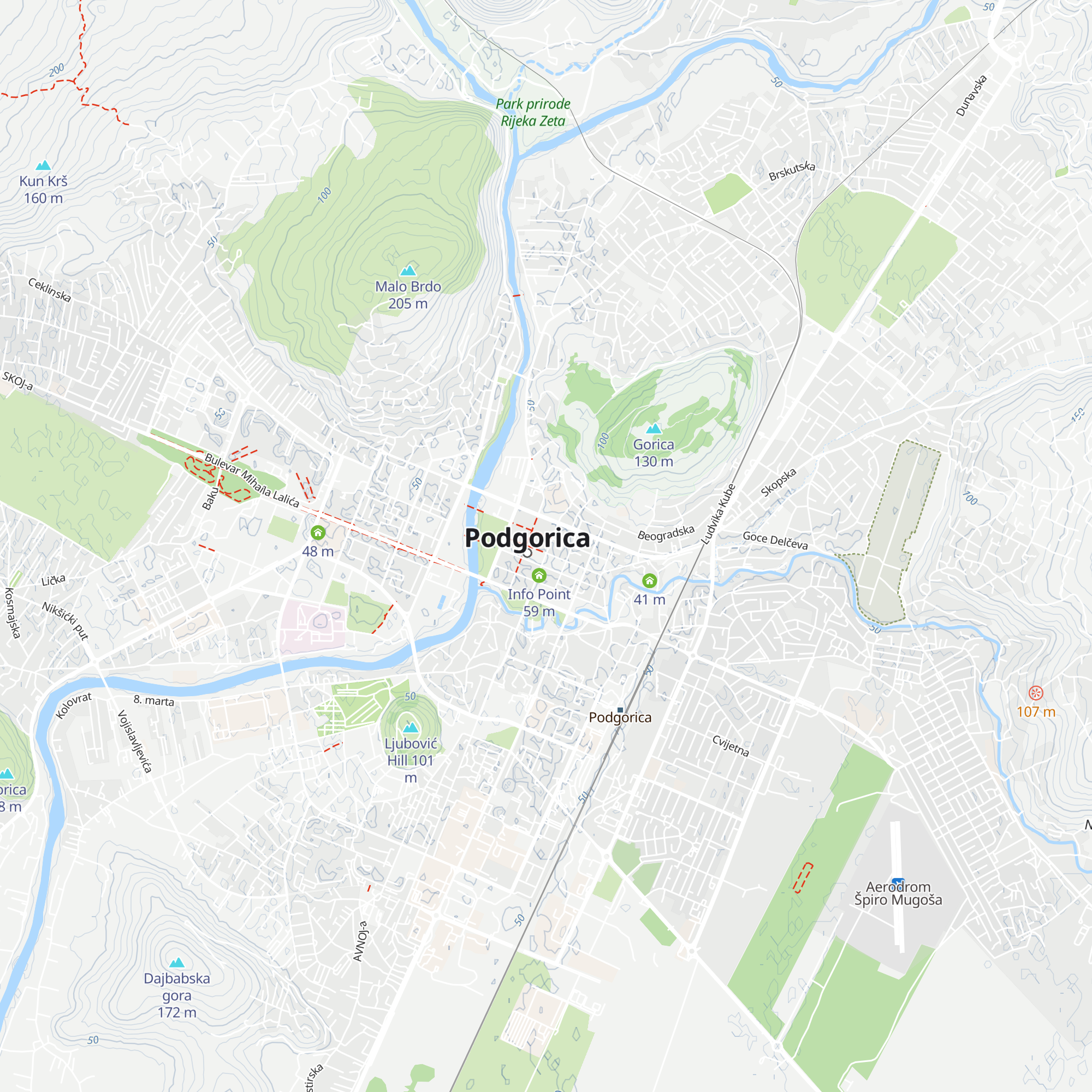 Tourist registration office map