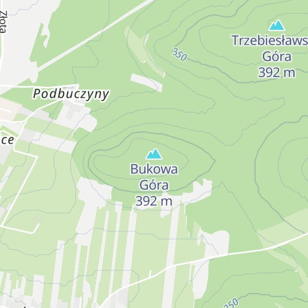 Map of Bukowa Góra