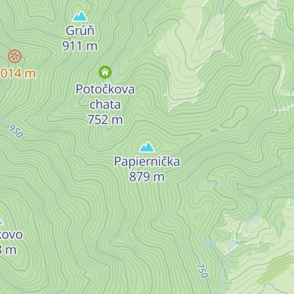 Map of Papiernička