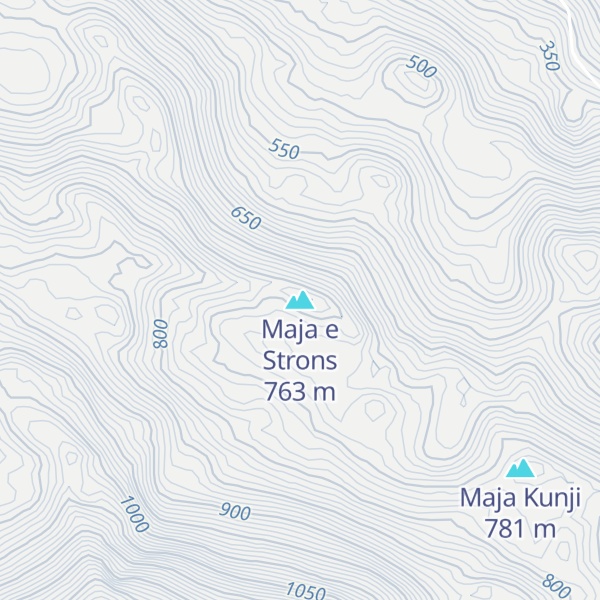 Map of Maja e Strons