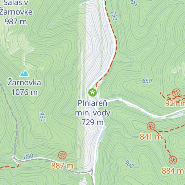 Map of Plniareň min. vody