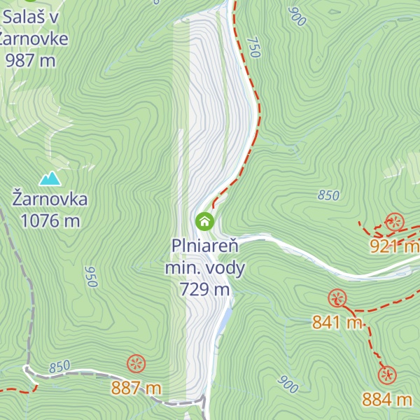 Map of Bývalá budova železničnej stanice Korytnica Kúpeľe