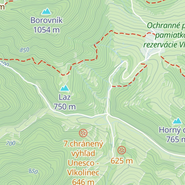 Map of Chata č.67
