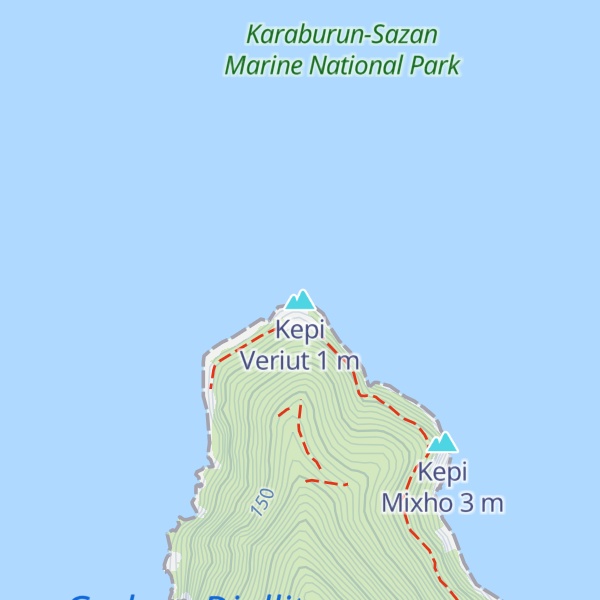 Map of Kepi Veriut