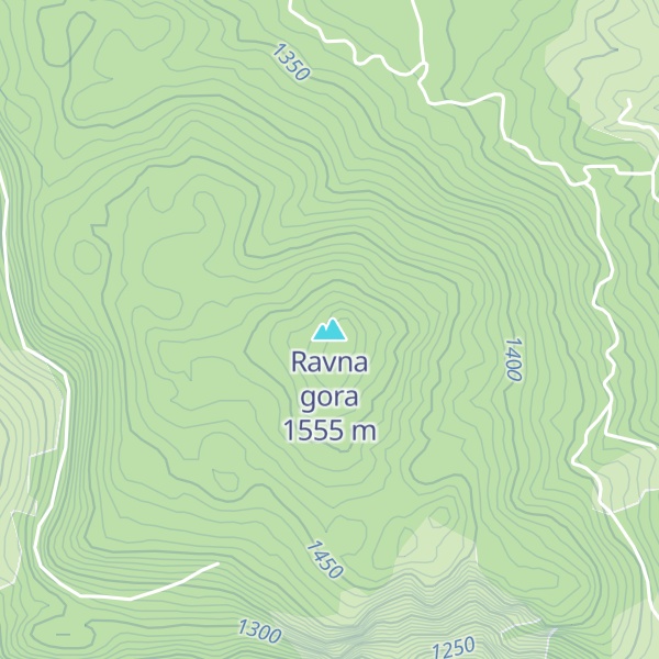 Map of Ravna gora