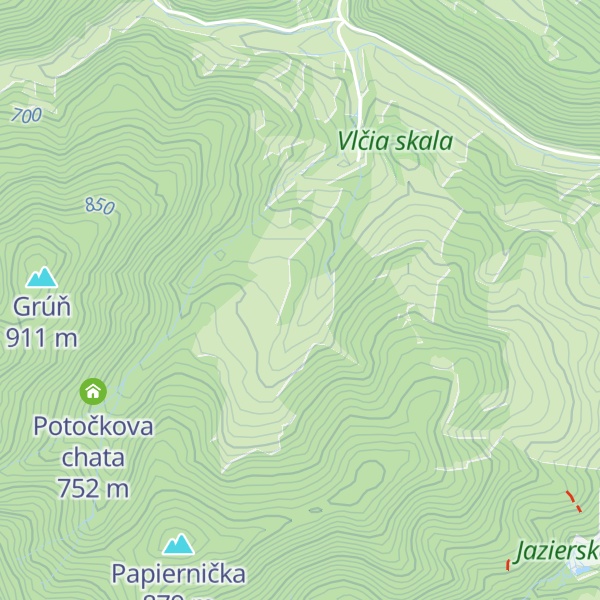 Map of Chata Včelín