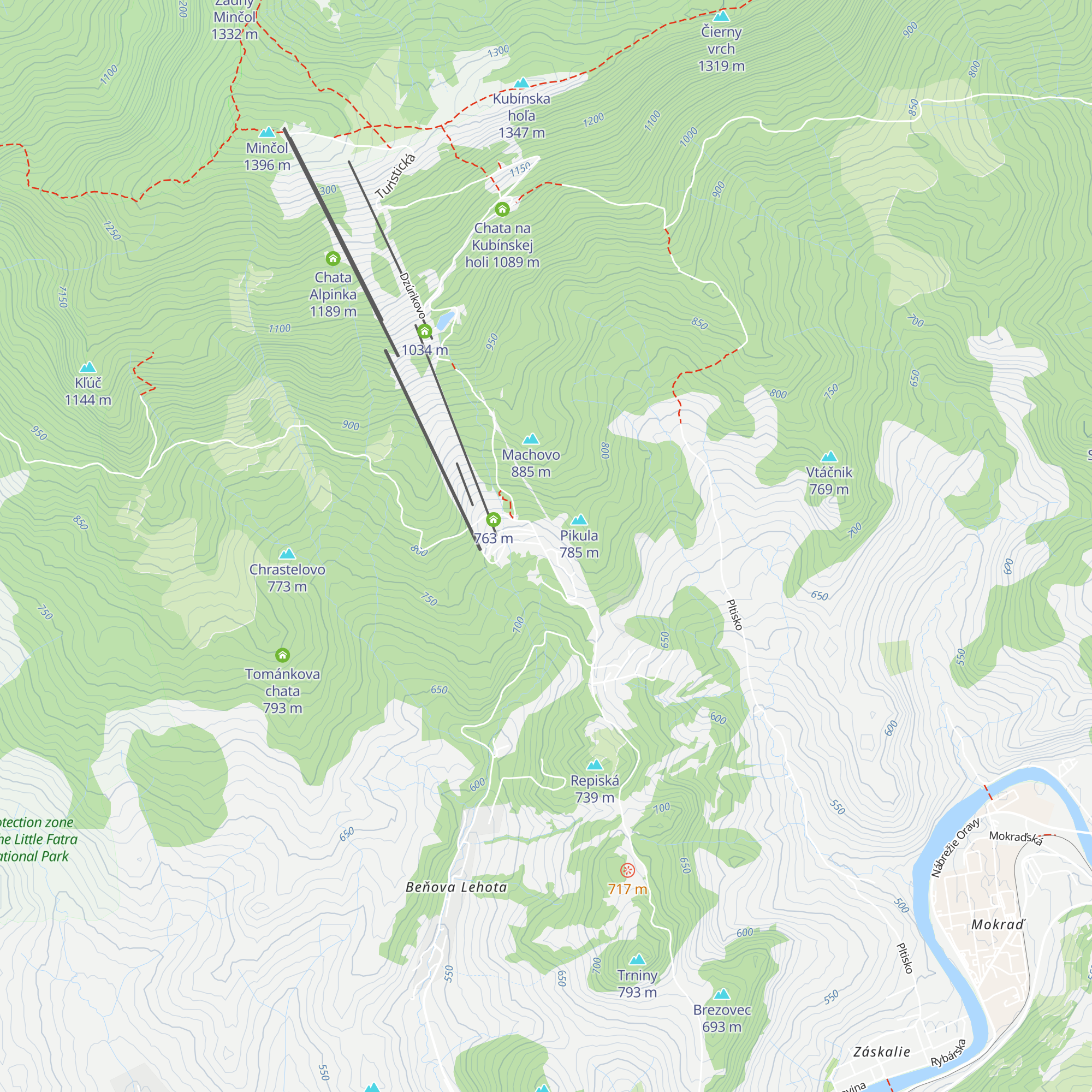 Chata Natalie*** map