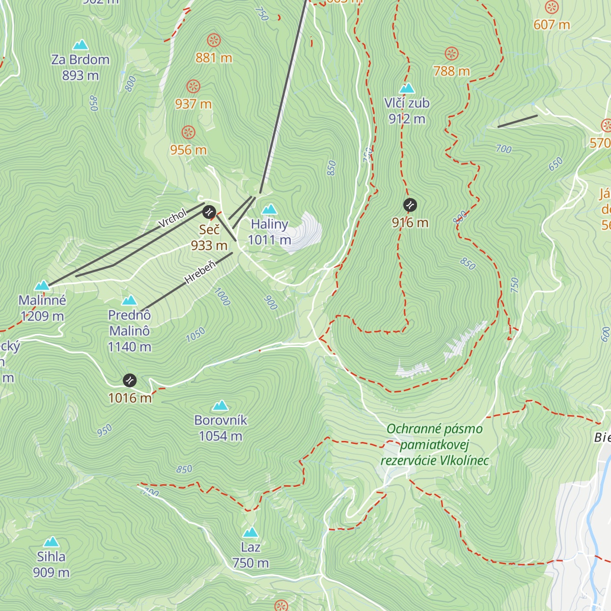 Koliba map