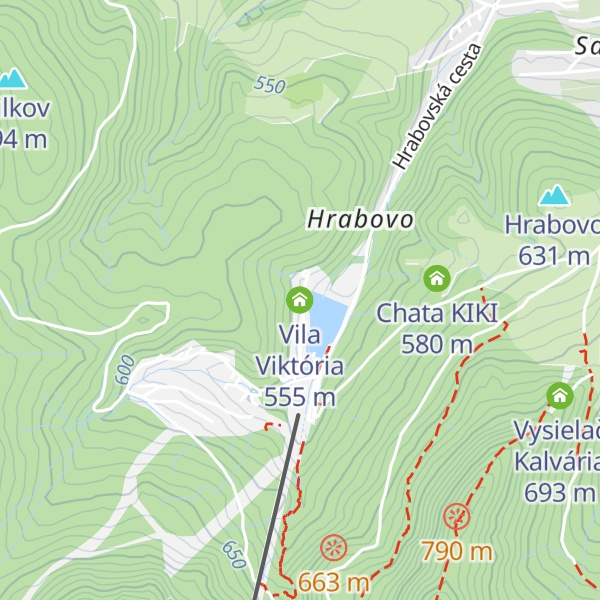 Map of Vila Viktória