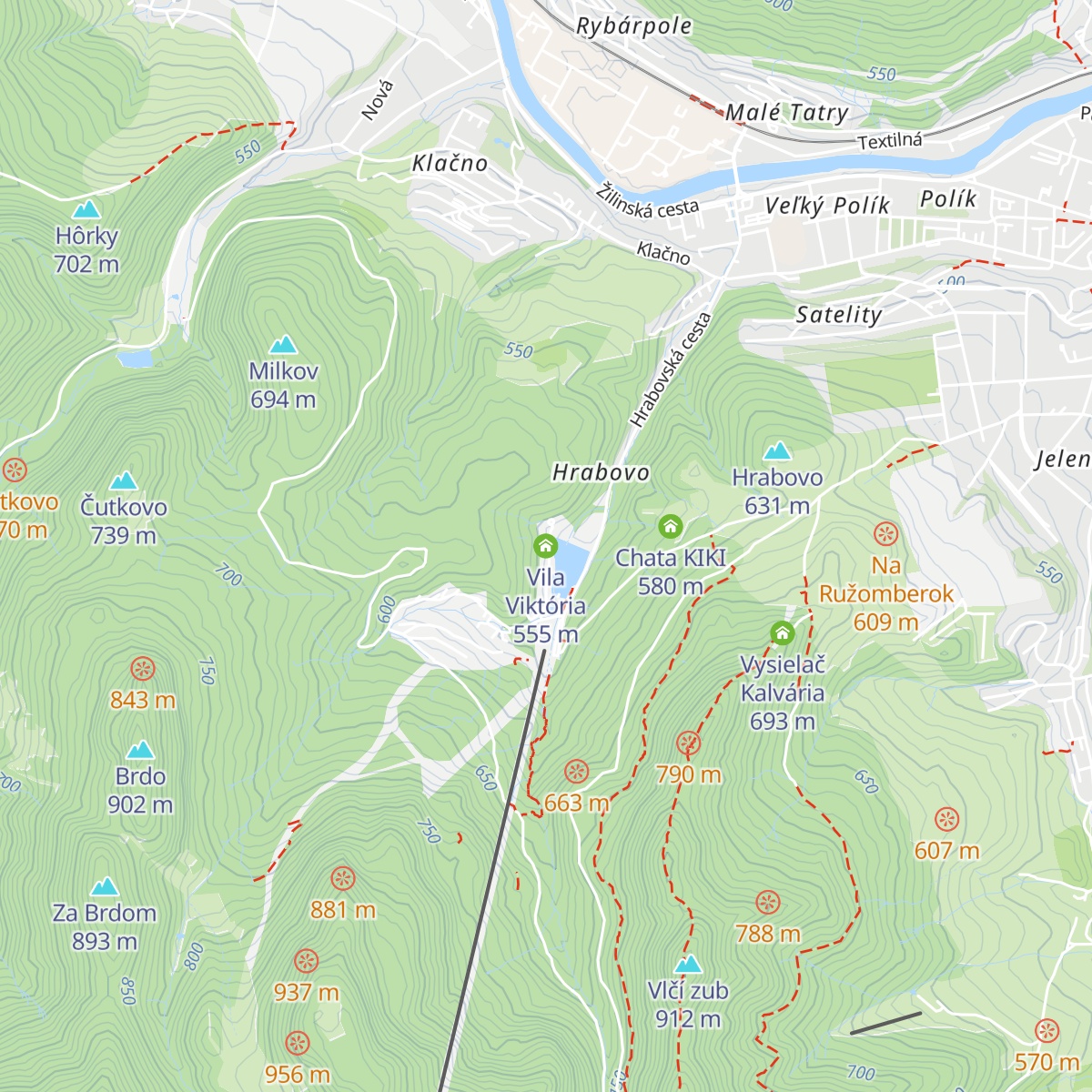 Vila Viktória map
