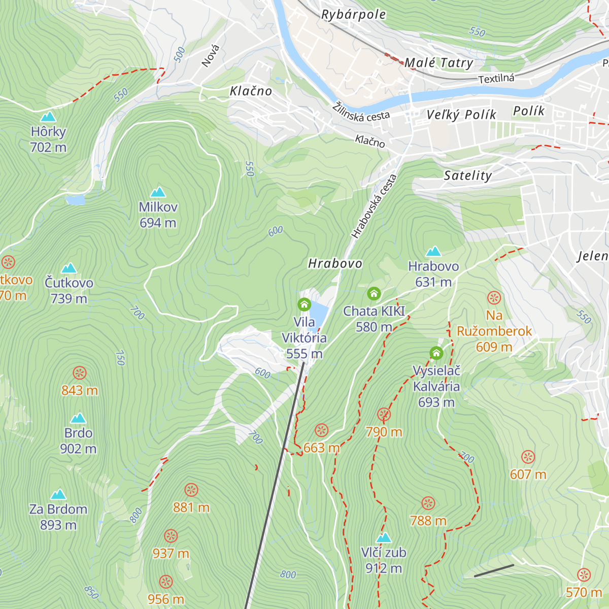 Vila Viktória map