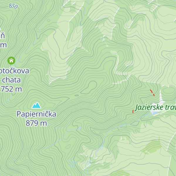 Map of Nad Vlčou skalou