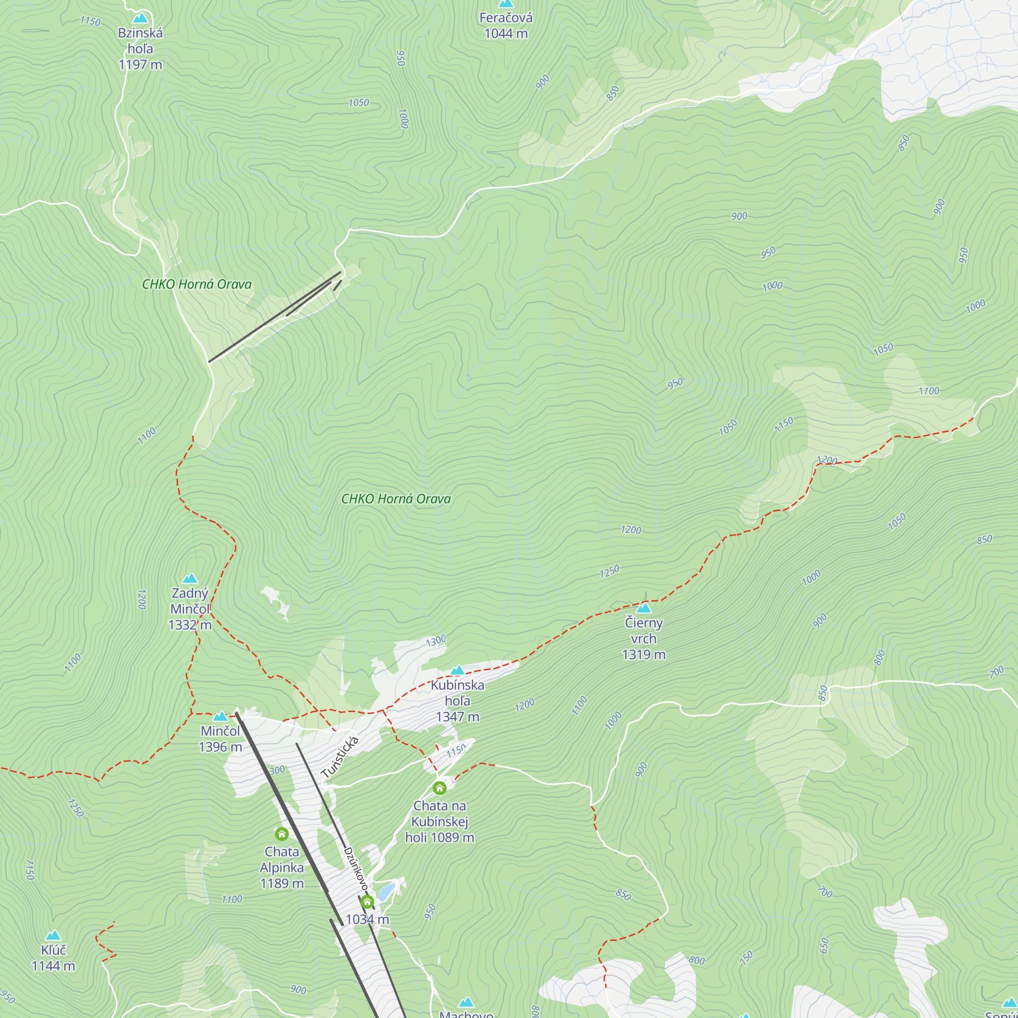 Tri studne map