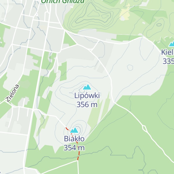 Map of Lipówki