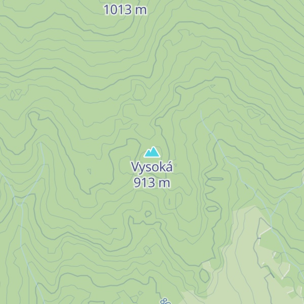 Map of Vysoká
